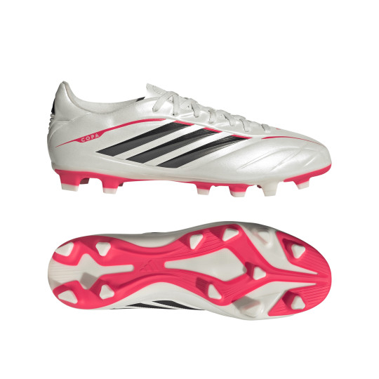 adidas Copa Pure IV Club Gras / Kunstgras Voetbalschoenen (MG) Wit Zwart Rood
