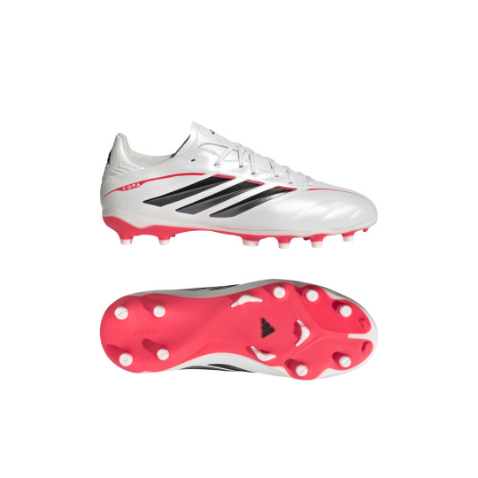 adidas Copa Pure IV League Gras Voetbalschoenen (FG) Kids Wit Zwart Rood