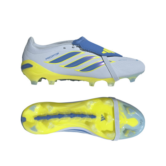 adidas Predator Pro FT Gras Voetbalschoenen (FG) Lichtblauw Blauw Geel