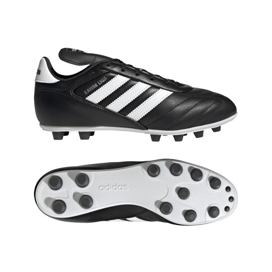 adidas Kaiser Liga 2 Gras Voetbalschoenen (FG) Zwart Wit