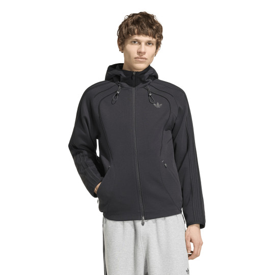 adidas Spacer Trainingsjack Hooded Zwart