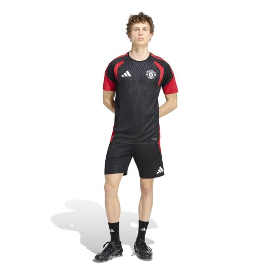 Kit d'entraînement adidas Manchester United 2026-2027 noir rouge blanc