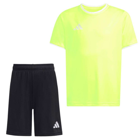 adidas Entrada 26 Kids Football Kit Bright Yellow Black