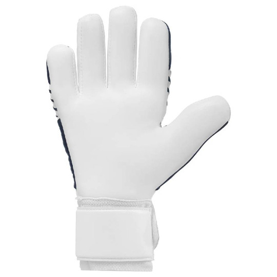 Uhlsport FM Supersoft HN Keepershandschoenen Wit Donkerblauw Neongeel