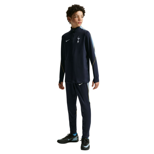 Survêtement Nike Tottenham Hotspur Strike 1/4-Zip 2026-2027 pour Enfants, bleu foncé, bleu clair, jaune, blanc
