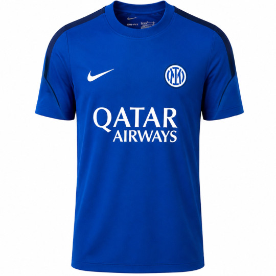 Nike Inter Milan Strike Trainingsshirt 2026-2027 Kids Blauw Donkerblauw Wit
