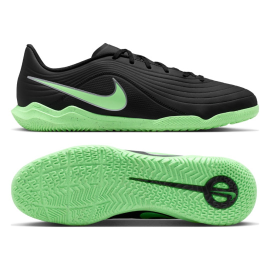 Nike Tiempo Maestro Club Zaalvoetbalschoenen (IN) Zwart Felgroen Zilvergrijs