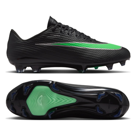 Nike Zoom Mercurial Superfly 11 Pro (FG) Gras Voetbalschoenen Zwart Felgroen Zilvergrijs