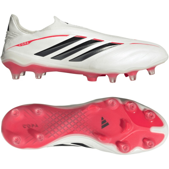 adidas Copa Pure IV Elite Laceless Grass Football Boots (FG) White Black Red