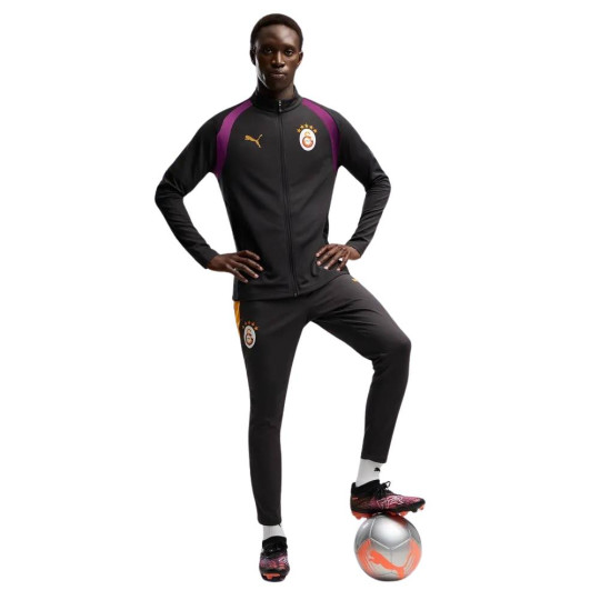PUMA Galatasaray SK Trainingspak 1/4-Zip 2026-2027 Donkergrijs Rood Oranje