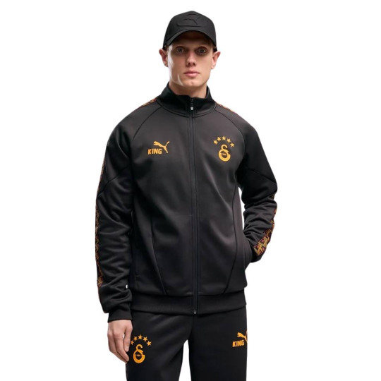 Veste d'entraînement PUMA Galatasaray SK KING Anthem 2026-2027 gris foncé orange
