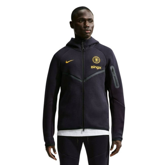 Gilet polaire Nike Chelsea Tech 2026-2027 noir doré jaune