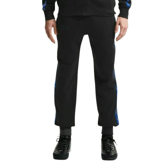 Pantalon de survêtement polaire Nike Chelsea City Side 2026-2027 noir bleu foncé