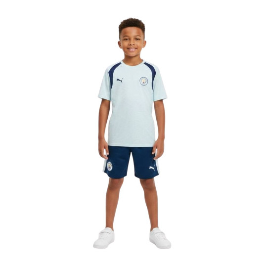 Kit d'entraînement PUMA Manchester City 2026-2027 pour Enfants, bleu clair, bleu foncé