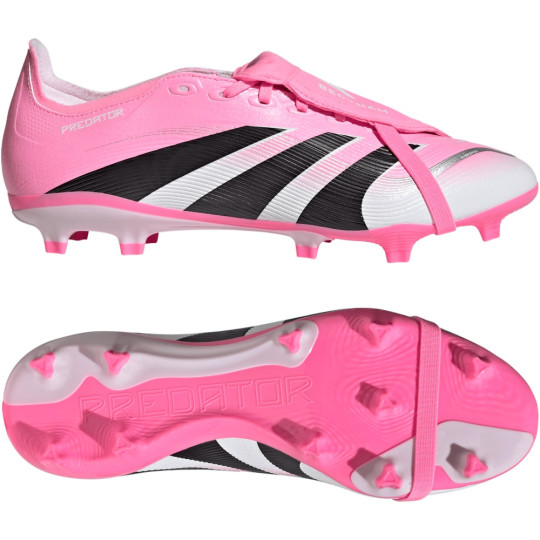adidas Predator League FT Grass/Artificial Grass Football Boots (MG) Pink Black White