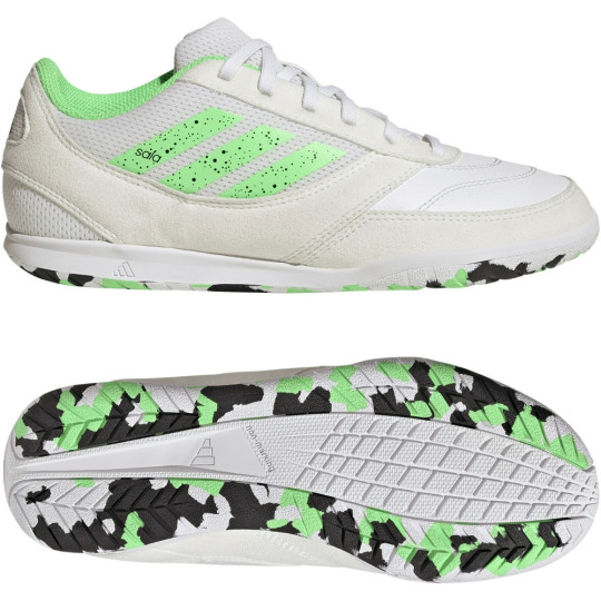 adidas Top Sala Competition II Indoor Football Boots (IN) Kids White Light Green Black