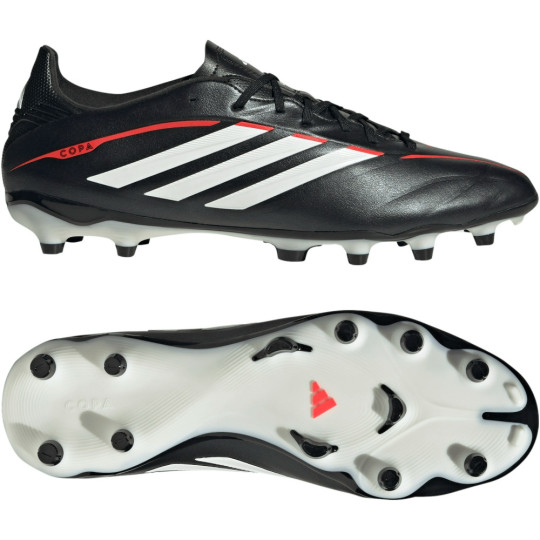 adidas Copa Pure IV League Gazon Naturel Chaussures de Foot (FG) Noir Blanc Rouge