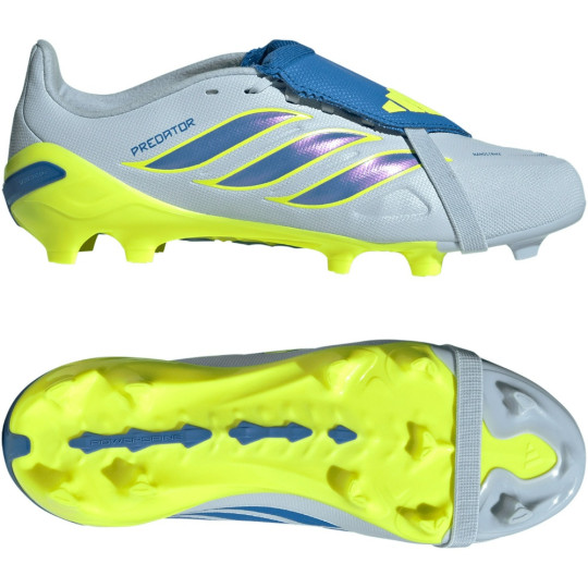adidas Predator League FT Gras Football Boots (FG) Kids Light Blue Blue Yellow