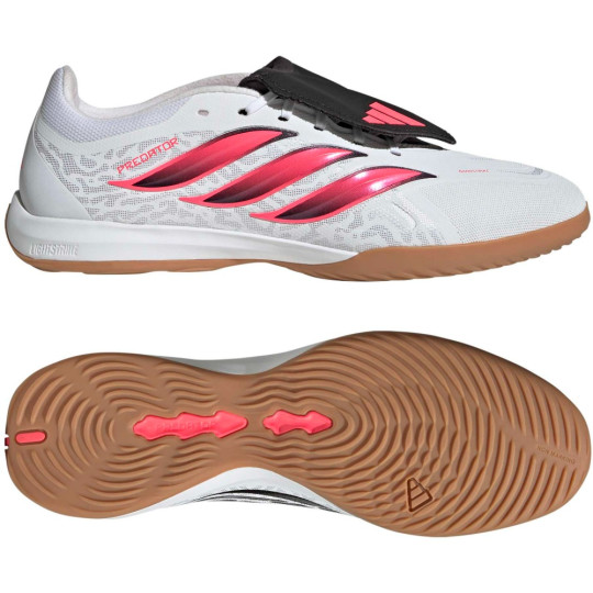 adidas Predator League FT Indoor Football Boots (IN) White Black Pink