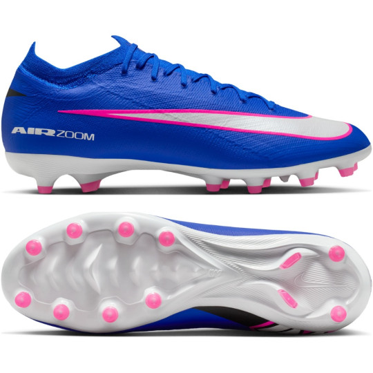 Nike Zoom Mercurial Vapor 16 Pro Kunstgras Voetbalschoenen (AG) Blauw Wit Felroze