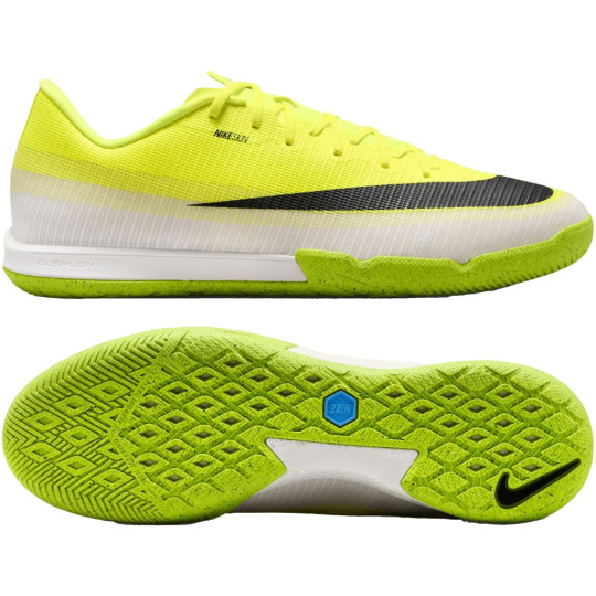 Nike Mercurial Vapor 17 Academy Zaalvoetbalschoenen (IN) Felgeel Wit Zwart Limoen