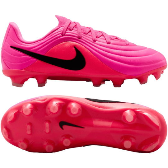 Nike Tiempo Maestro Academy Gras / Kunstgras Voetbalschoenen (MG) Kids Felroze Zwart