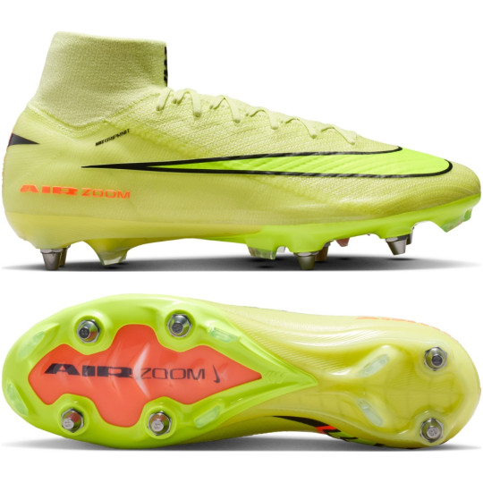 Nike Zoom Mercurial Superfly 10 Elite IJzeren-Nop Voetbalschoenen (SG) Geel Neongeel Oranje