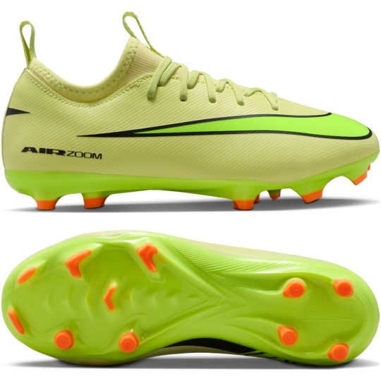 Nike Zoom Mercurial Vapor 16 Academy Gras / Kunstgras Voetbalschoenen (MG) Kids Geel Neongeel Oranje