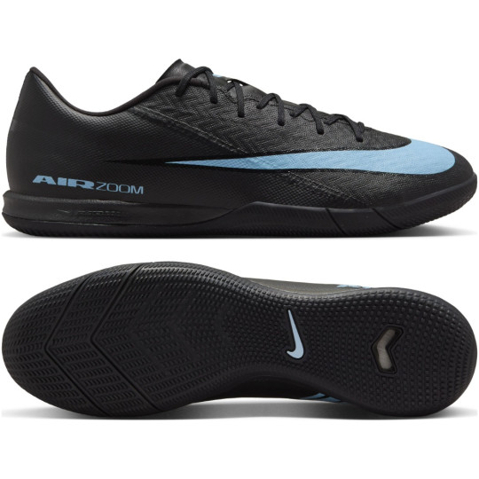 Nike Zoom Mercurial Vapor 16 Academy Zaalvoetbalschoenen (IN) Zwart Lichtblauw