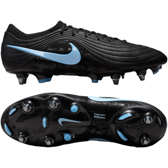 Nike Tiempo Maestro Elite IJzeren-Nop Voetbalschoenen (SG) Zwart Lichtblauw