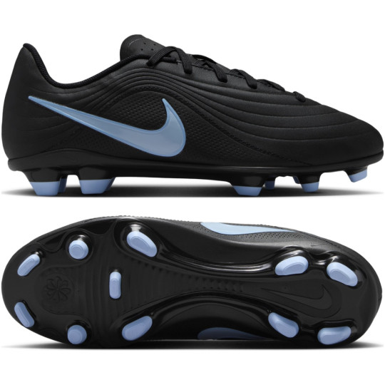 Nike Tiempo Maestro Club Gras / Kunstgras Voetbalschoenen (MG) Kids Zwart Lichtblauw
