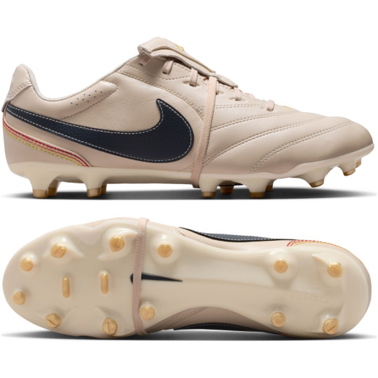Nike Tiempo Ligera Pro Grass Football Boots (FG) Beige Black Gold