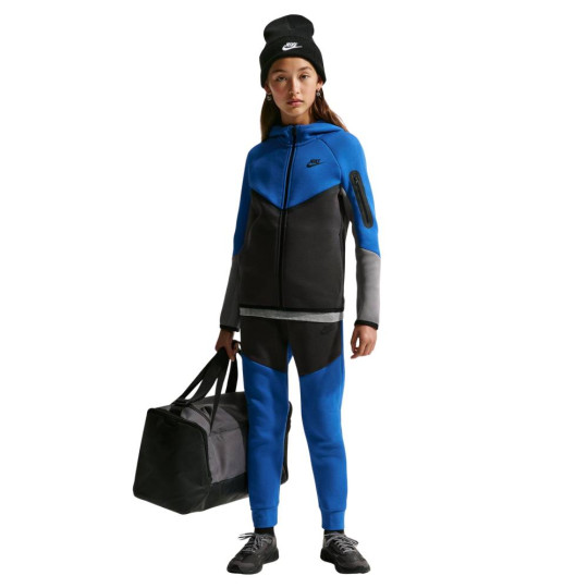 Survêtement Nike Tech Fleece Sportswear pour Enfants, bleu foncé, gris foncé, noir