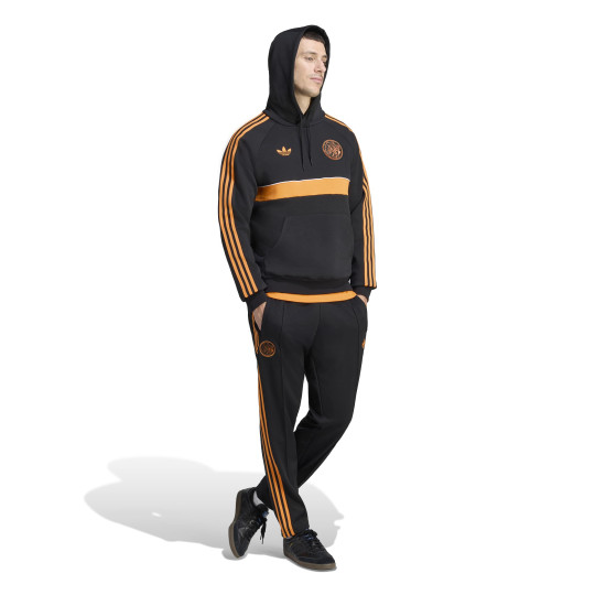 adidas Ajax Originals Trainingspak Hooded Zwart Oranje