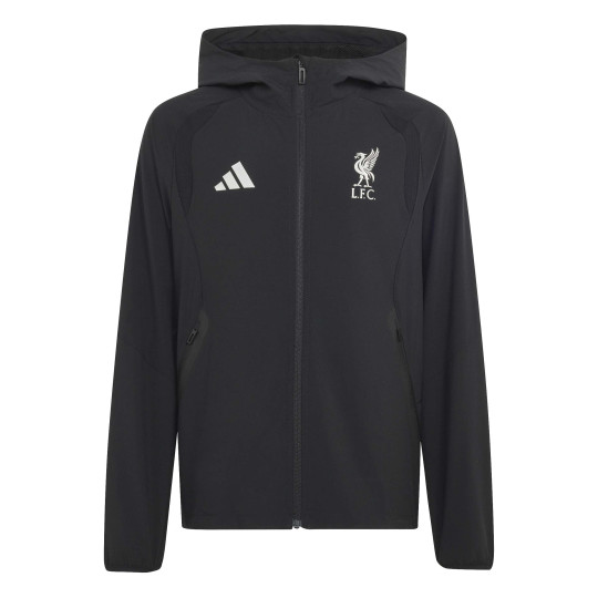 adidas Liverpool Tiro Travel Trainingsjack 2026-2027 Kids Zwart Wit