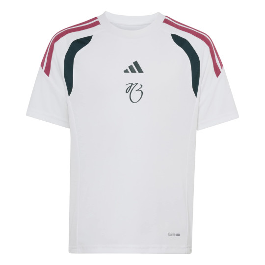 Maillot d'entraînement adidas Jude Bellingham pour Enfants, blanc, noir, rose