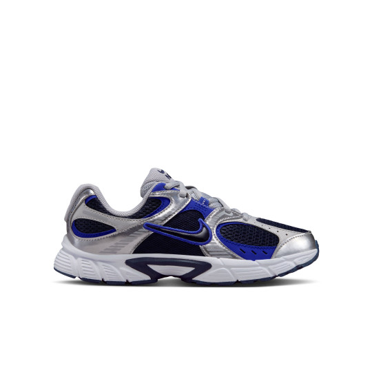 Nike V5 RNR Baskets Enfants Bleu Foncé Bleu Gris Argenté Metallic Silver