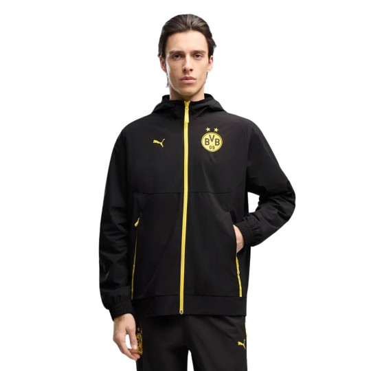 Veste d'entraînement tissée PUMA Borussia Dortmund Pumatech 2026-2027 noir jaune