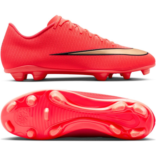 Nike Mercurial Vapor 17 Club Grass/Artificial Grass Football Boots (MG) Bright Red Black Gold
