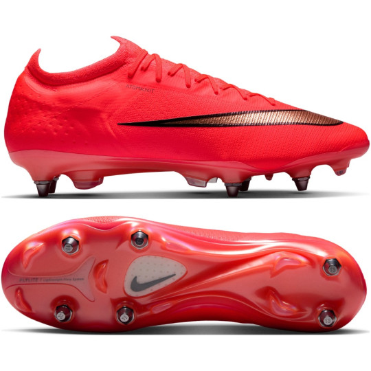 Nike Mercurial Vapor 17 Elite Iron Stud Football Boots (SG) Bright Red Black Gold