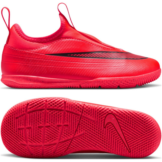 Nike Mercurial Vapor 17 Club Flex Indoor Football Boots (IN) Kids Bright Red Black Gold