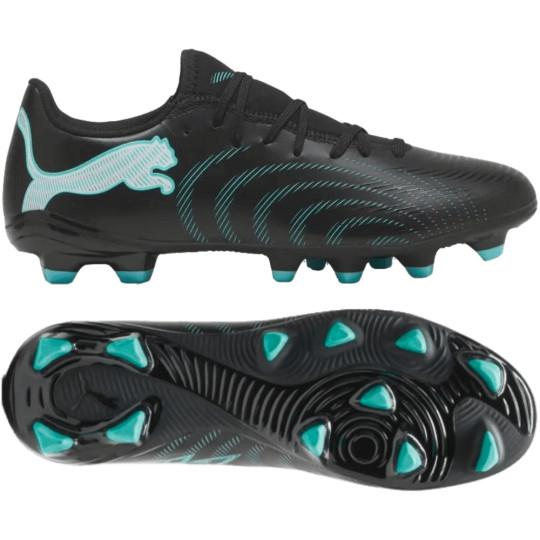 PUMA Future 9 Play Gazon Naturel / Artificiel Chaussures de Foot (MG) Noir Intense Mint Blanc