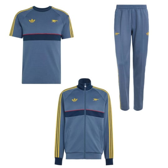 adidas Arsenal Originals Full Set Donkerblauw Lichtoranje