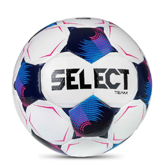 Select Team V26 Football Size 3 White Blue Hot Pink