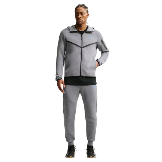 Nike Tech Fleece Sportswear Trainingspak Donkergrijs Blauw Zwart