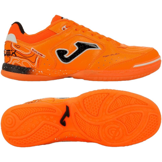 Joma Top Flex Indoor Football Boots (IN) Orange Black Silver