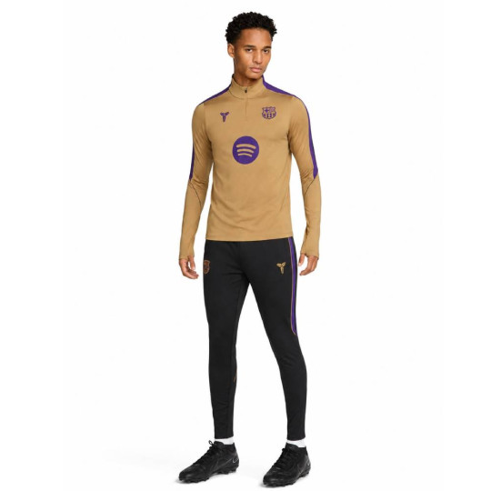 Survêtement Nike FC Barcelona Strike 1/4-Zip 2026-2027 Doré Noir Violet