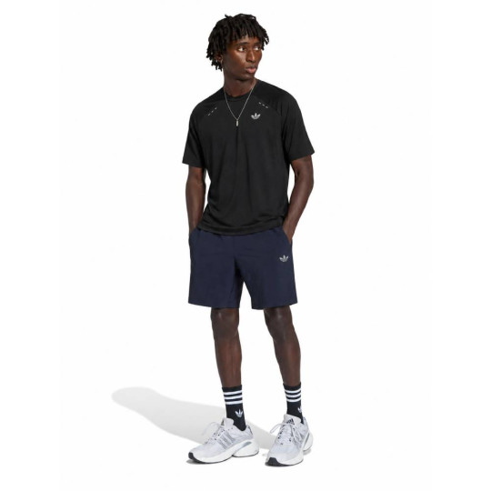 adidas Tech Essential Woven Zomerset Zwart Donkerblauw Zilver