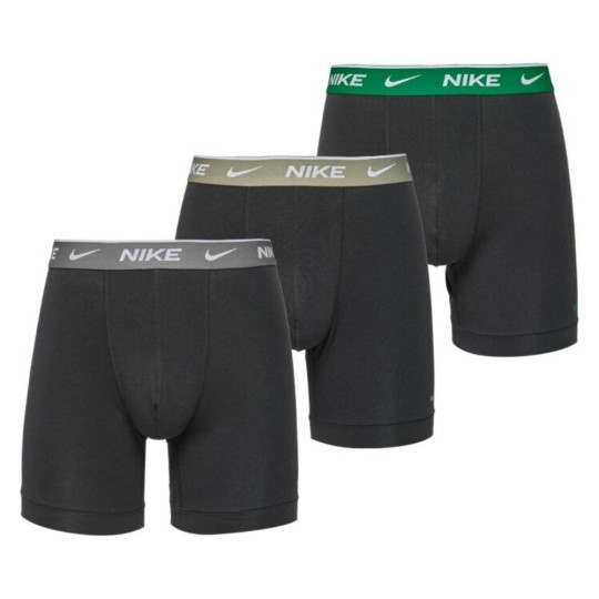 Nike Dri Fit Essential Cotton Stretch Boxer 3 Pack Military