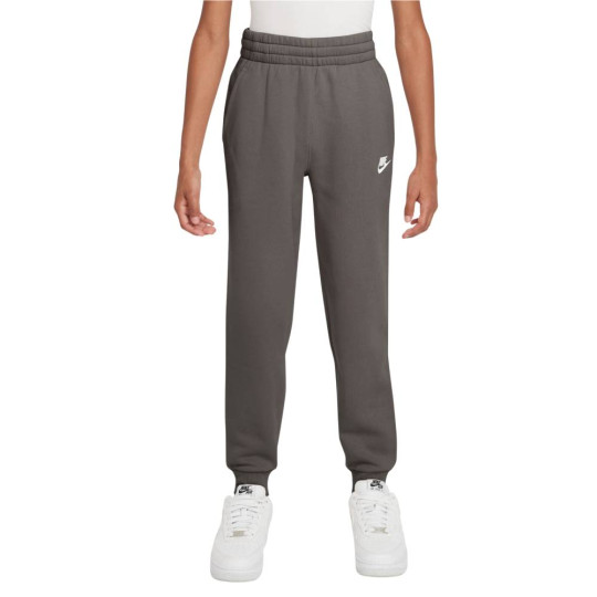 Nike Sportswear Club Fleece Joggingbroek Kids Donkergrijs Wit